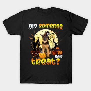 German Shepherd Did Someone Say Treat Happy Halloween T-Shirt